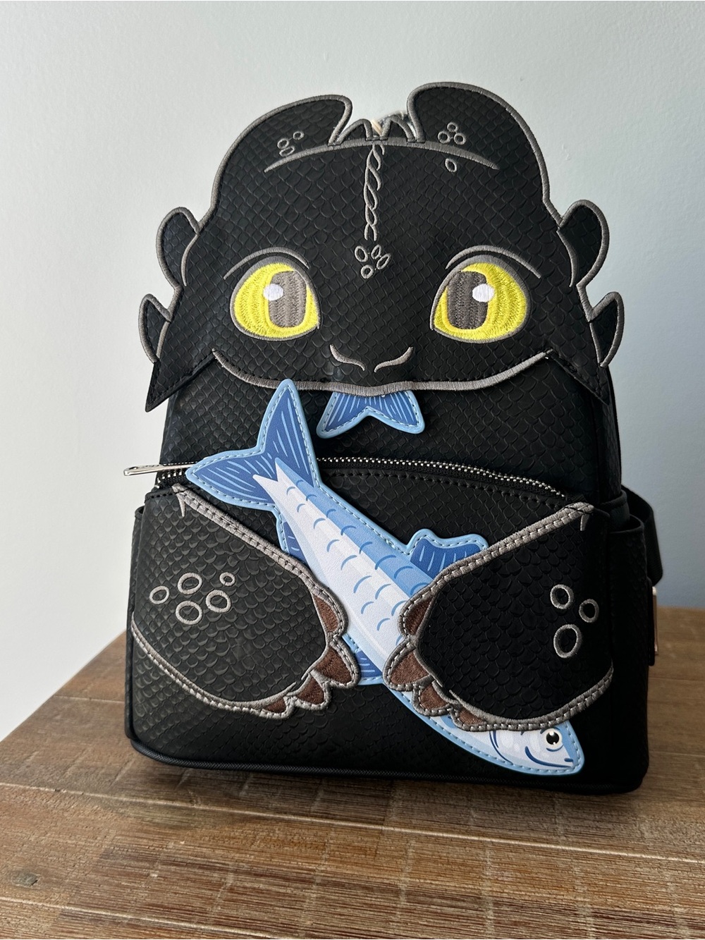 Loungefly DreamWorks Toothless How to Train Your Dragon Fish Mini Backpack